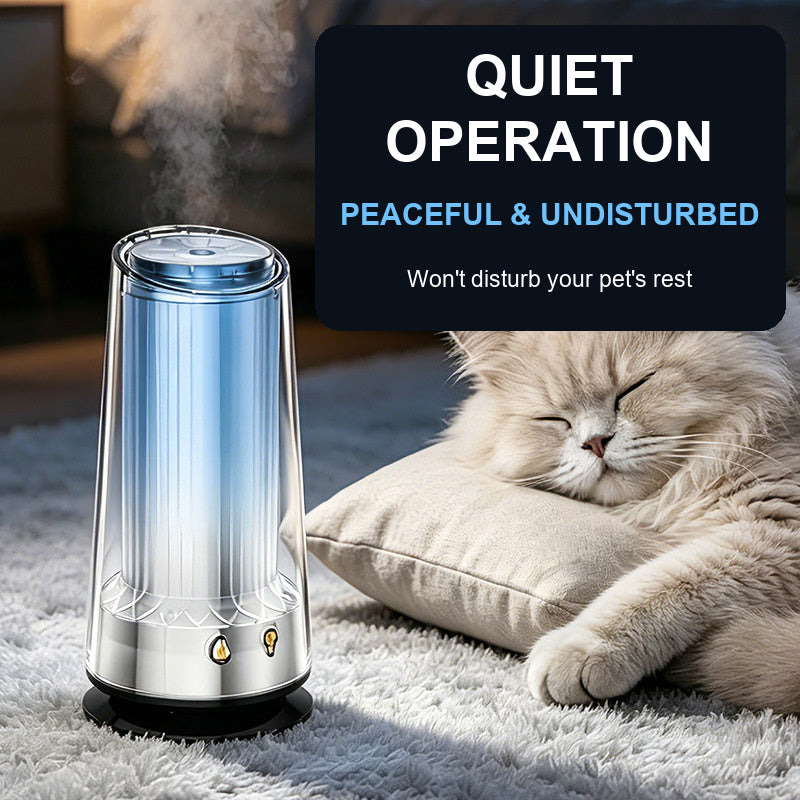PuriPet Mini Air Purifier — USB Desktop Cleaner for Pet Odor, Dander & Allergens